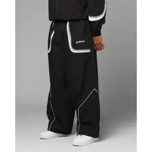 Loiter Spray Day Trackpants Black
