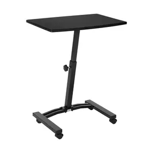 airLIFT® Mobile Laptop Sitting Desk Cart, Black