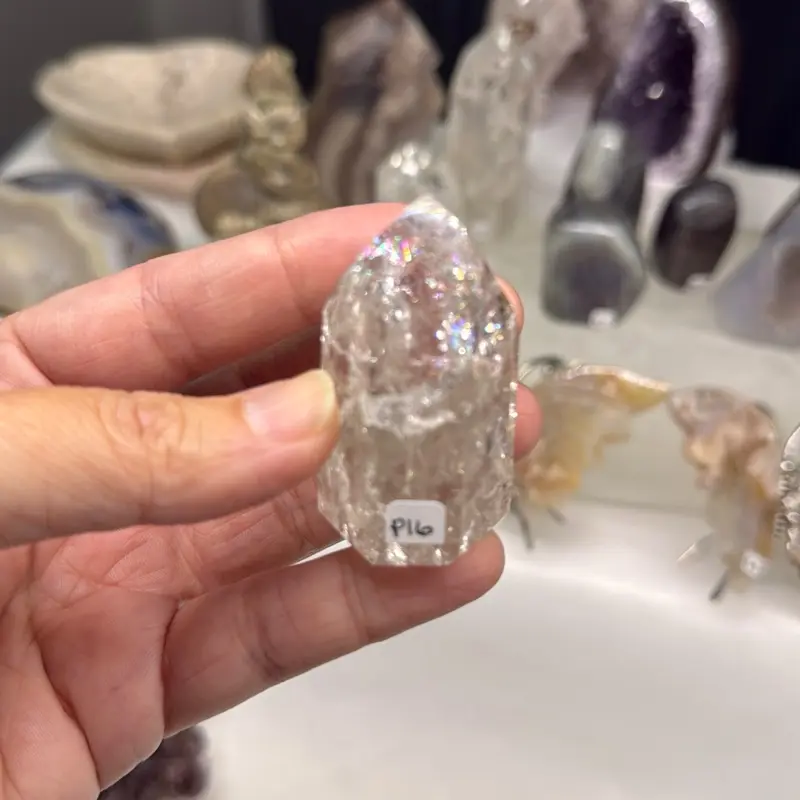 Crackle Quartz Obelisk (P16)