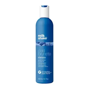 Milk_Shake Cold Brunette Shampoo - 10.1oz, Specifically Formulated for Brunette Hair Care, 300ml Bottle