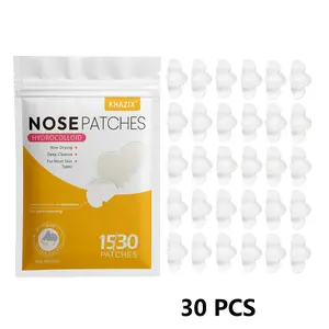 30 pcs, Hydrocolloid Nose Patches, Non-Drying, Deep Cleanse, Care for Blemishes and Pore Cleansing, For Most Skin Types