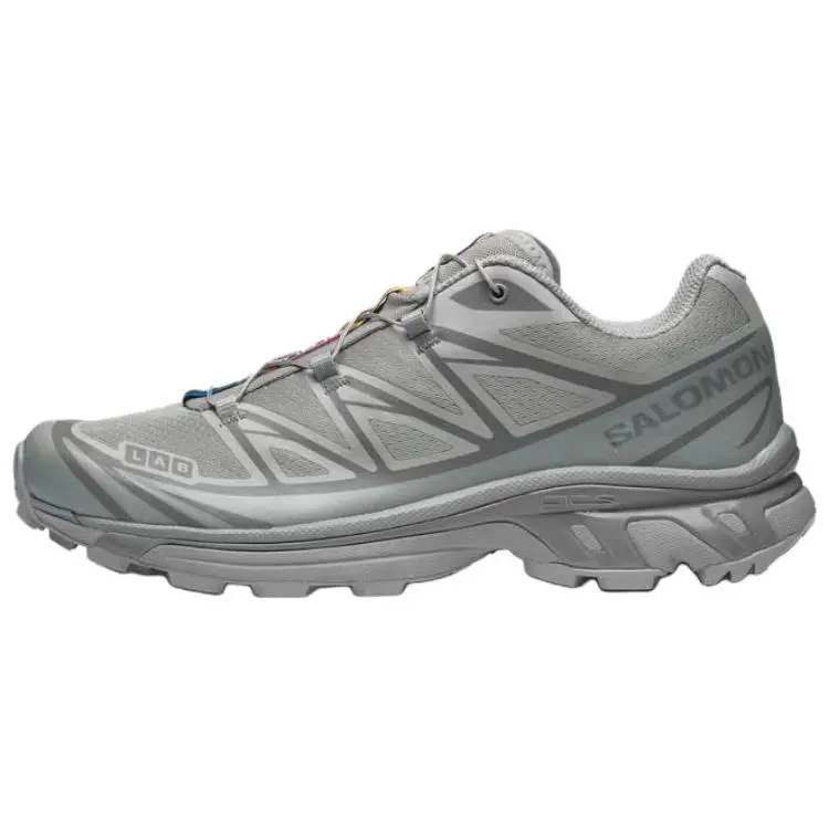 Salomon XT-6 'Ghost Grey' Outdoor Sneaker, Lightweight Design, Superior Grip for Hiking Trails, Runs Small