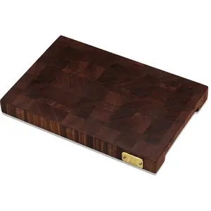 Collette Cutting Board Mahogany Wood End Grain