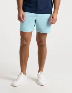 Khaki Shorts - Baby Blue