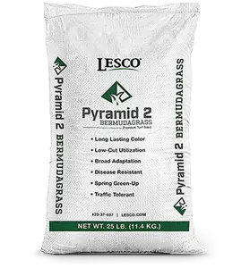LESCO Pyramid 2 Bermuda Grass Seed (Coated) 25 lb.