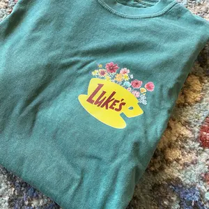 Luke's Coffee Floral Tee Womenswear Comfort Women tv inspired Gilmore girls