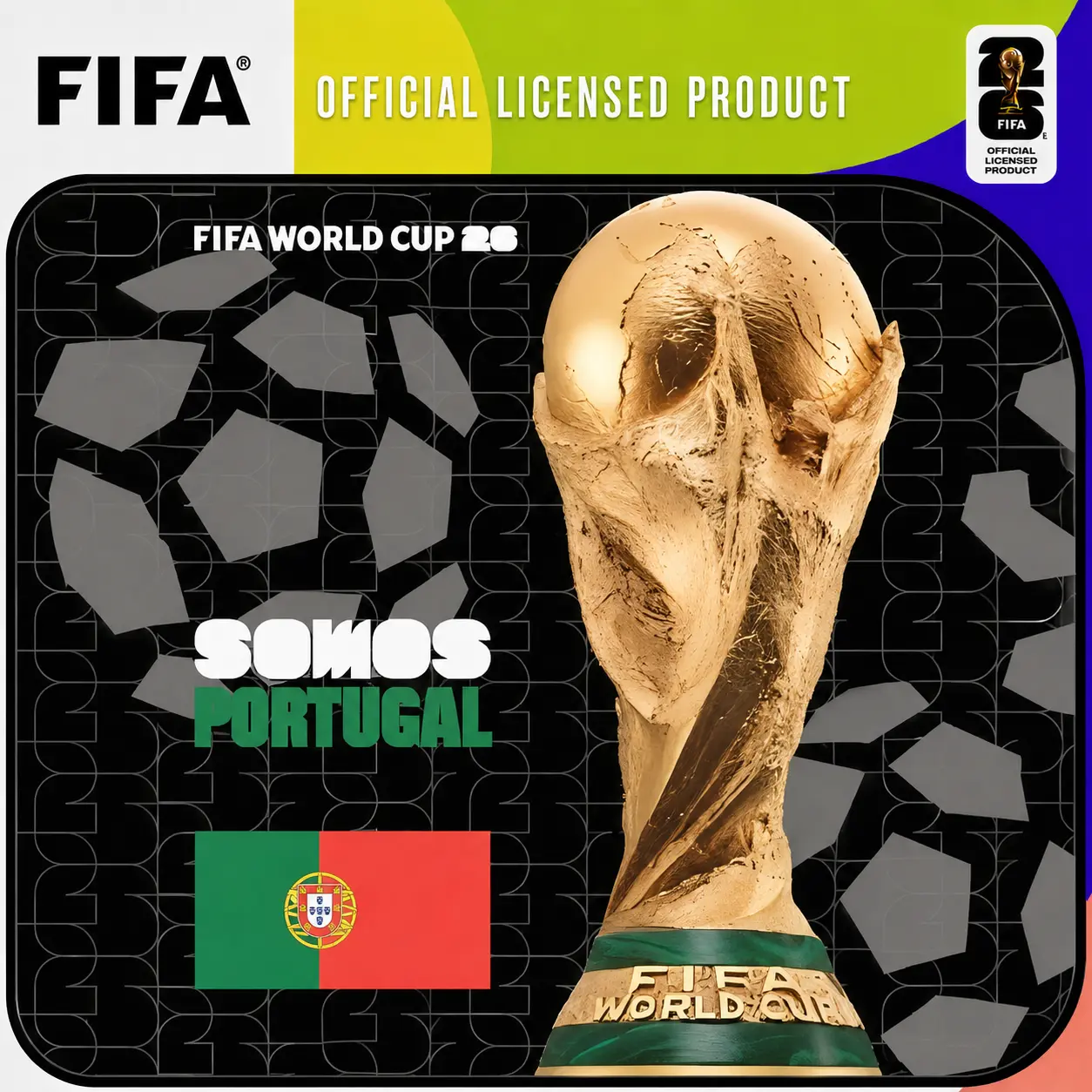FIFA World Cup 2026 Portugal Poster Puzzle, Officially Licensed Trophy Wooden Puzzles for Adults, 200 Pieces Jigsaw Puzzle Gifts for Soccer Fans, Football Home Office Memorabilia,9.5 x 11.8 Inch campingessentials