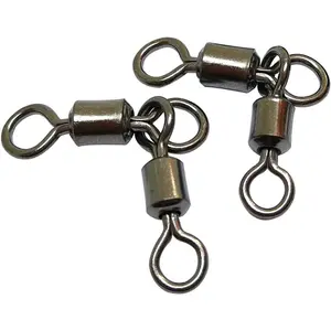 50PCS 3 Way Swivels Fishing,Heavy Duty Crane Swivel Fishing Slid 3-Way Turn Swivel for Typing Double Drop Rigs for Fresh and Saltwater 7LB-176LB