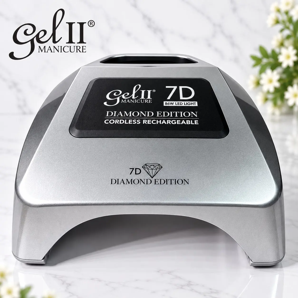 Gel II 7D Diamond Edition Cordless Rechargeable Gel Nail Polish, Professional Nail Care Manicure Tool for Beauty & Personal Care