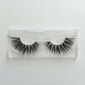 Labo Glam Villain 25mm Spiky Faux Mink Lashes | Sharp Volume Strip Lashes Reusable