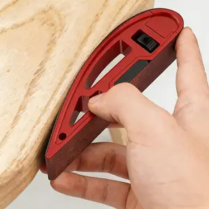 Aluminum Alloy Sandpaper Holder, Adjustable Multi-Function Manual Polishing Block, Woodworking Curved Hand Sander, DIY Tool