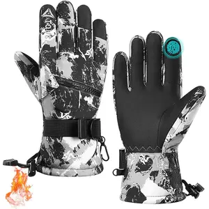 Waterproof Thermal Touchscreen Winter Ski Gloves for Ski Cycling Hiking Driving Typing Freezer Work