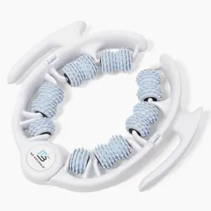 M3 Naturals Anti Cellulite Roller & Lymphatic Drainage Massager - Fascia Blaster for Contoured & Smoother Skin - Tool for Sore Arms, Legs, Stomach & Buttocks - Body Care - Pilates Equipment Blood Flow Daily Cosmetic Body Shaping Tool