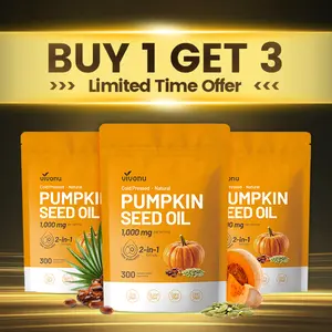 Natural pumpkin seed oil and saw palmetto softgel 1000mg high content plant esters 300 capsules mothersdaygift SummerVibes
