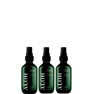 Sanitizing Hand Mist Variety Pack | Sweet Orange Bergamot, Peppermint Eucalyptus, Lemongrass & Aloe | 70% Alcohol Hydrating Hand Sanitizer Spray with Essential Oil for Kids & Adults | 2oz Travel Size in Each Scent | 3 Pack