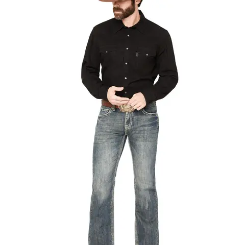 Rock & Roll Denim Men's And Men'S  Med Bootcut Jeans - M0p2602