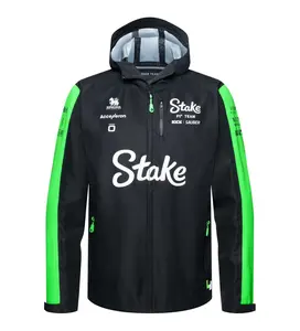 Stake F1 Kick Sauber Men's Team Rain Jacket - Black