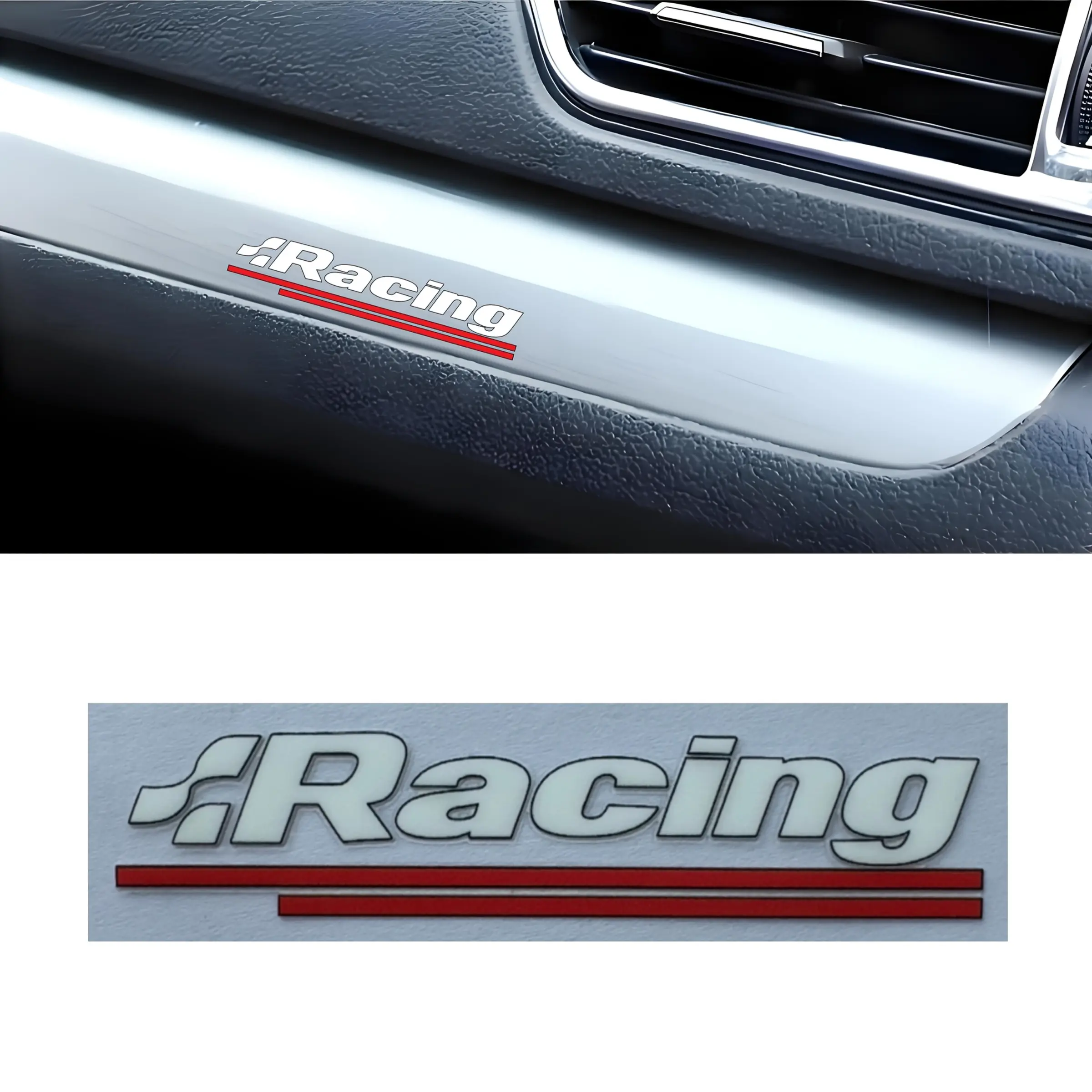 4PCS/SET  Car Stickers Racing Badge Logo PVC Decoration Suitable for Volkswagen Golf 4 5 Mk6 Passat Jetta Tiguan Touran