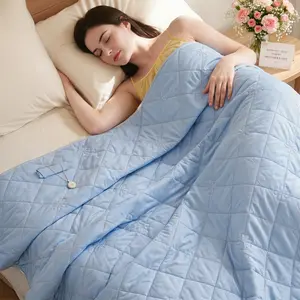 Cool Summer Blanket for Hot Sleepers & Night Sweats, Ultra Lightweight Airy Thin Cooling Quilt, Skin-Friendly & Smooth, Great for Bed, Sofa, Travel & Outdoor Camping, Perfect All-Season Gift for Adults & Teens, Home Bedding summervibes