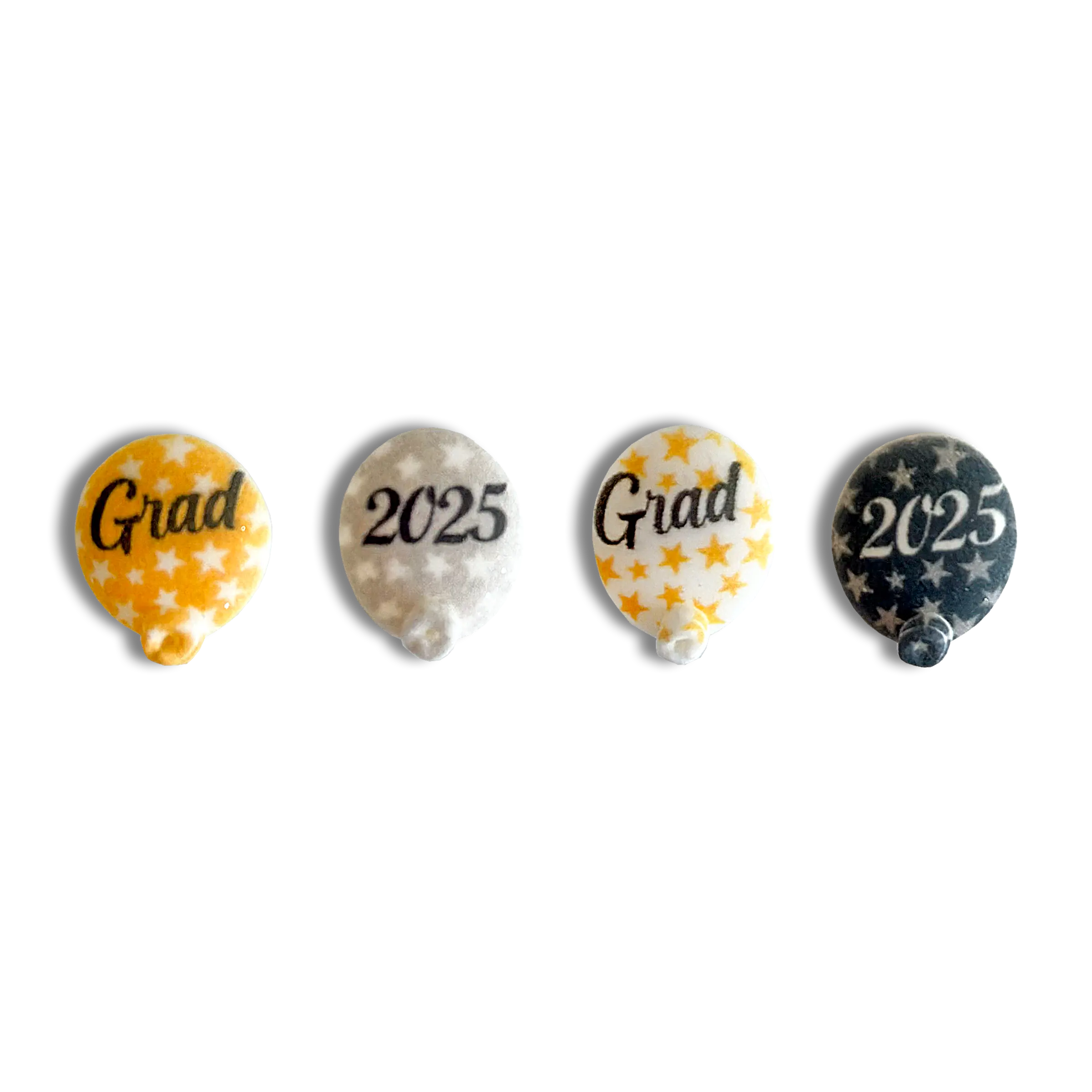 Royal Icing Graduation Balloon Assortment (12ct)