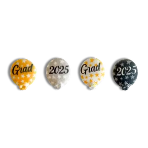 Royal Icing Graduation Balloon Assortment (12ct)