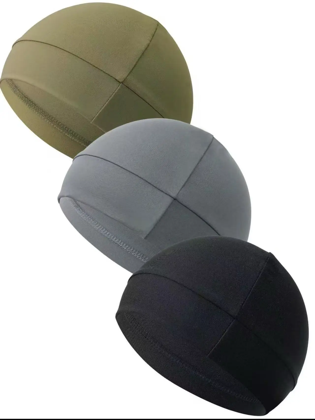 Solid Color Sports Beanie Hat Soft Nylon Multifunctional Headwear for Girls Women Machine Washable Classic Design Comfortable Fit Yoga Ventilated Hat Workout Hat