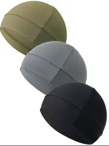 Solid Color Sports Beanie Hat Soft Nylon Multifunctional Headwear for Girls Women Machine Washable Classic Design Comfortable Fit Yoga Ventilated Hat Workout Hat