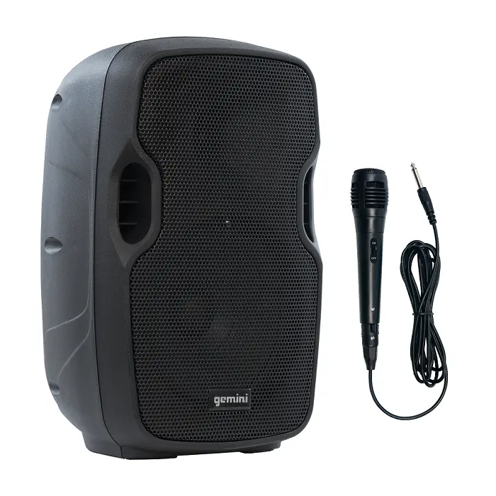 Gemini Sound AS-08TOGO: Portable Powered Bluetooth Speaker System – 500W of Big Sound in a Compact, Travel-Ready Design!