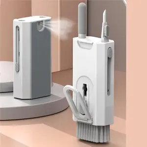 8-in-1 Multifunctional Cleaning Dust Kit, Phone Computer Screen Cleaner, Headphone Cleaner Stick for AirPod, Computer Keyboard Remover Cleaner Brush, Cleaning Tools