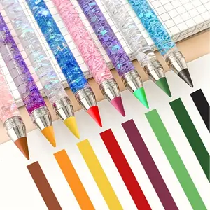 Multicolor Sandflow Pencil, No Sharpening Eternal Hb Pencil, Durable Creative Sketch Pen, Unbreakable for School Teachers Students Office Writing Gifts, Art Supplies