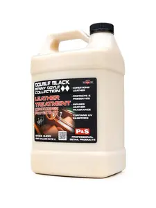 P&S Double Black Leather Treatment Conditioner 1 Gallon - Revives & Protects Automotive Seats, Enhances Appearance & Scent