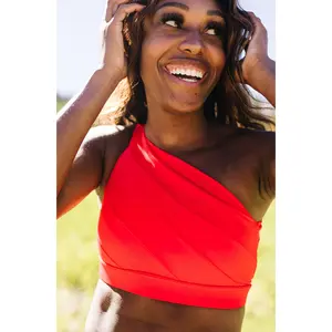 Asymmetric Bikini Top - Gym to Swim