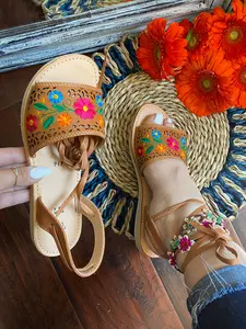 Paola Lace up Tan