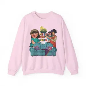 The Big Comfy Couch Retro TV Characters and Couch Unisex Crewneck Sweatshirt