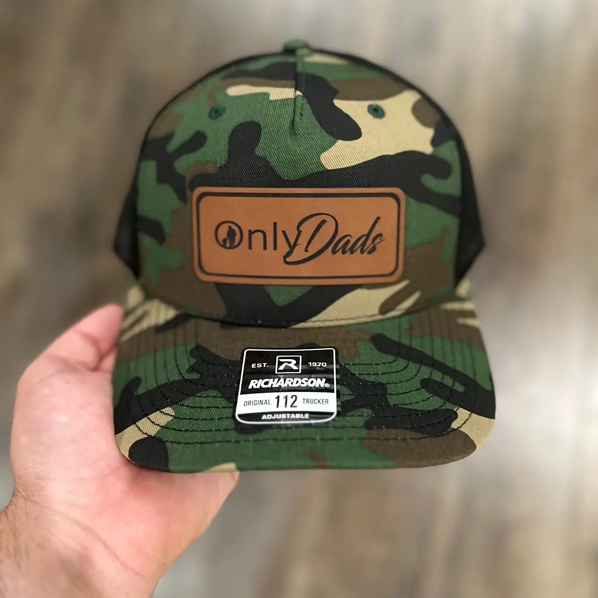 Green camouflage/ black