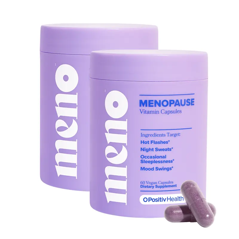 MENO Vitamins for Menopause, 30 Servings (Pack of 2) - Menopause Supplements for Women with Black Cohosh & Ashwagandha KSM-66 - Helps Alleviate Hot Flashes, Night Sweats, & Mood Swings