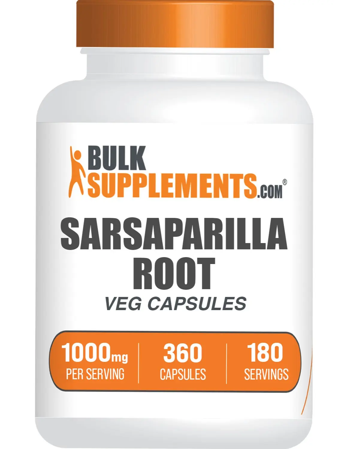 BulkSupplements Sarsaparilla Root Extract - Antioxidant Source-Digestive Support- Skin Support- 1000mg per Serving- 360 Vegetarian Capsules