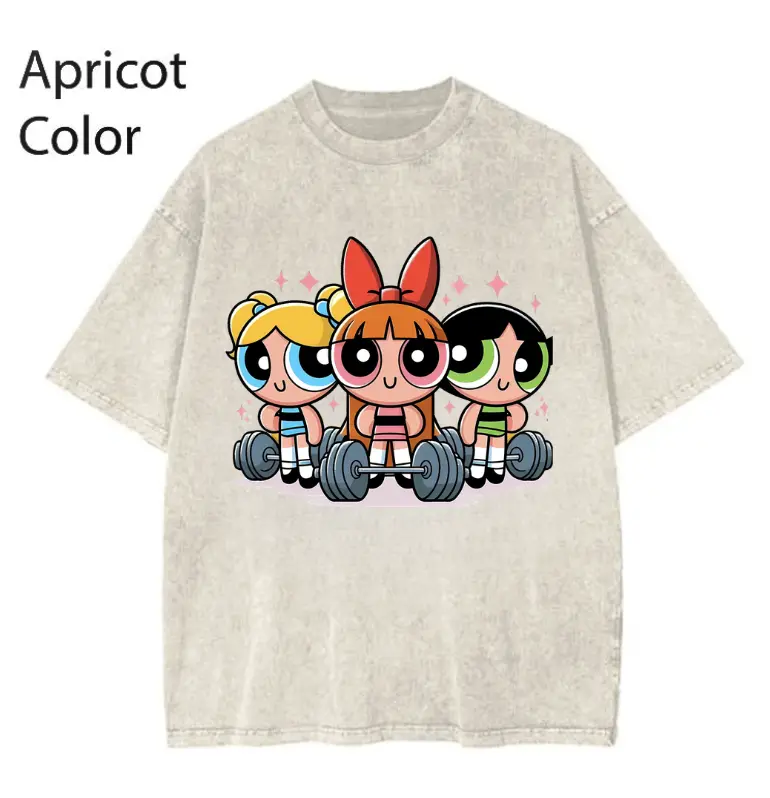 Cute Girl #Powerpuff Weightlifting 2026 Shirt, Gym Shirt, Short sleeve Casual Top Womenswear