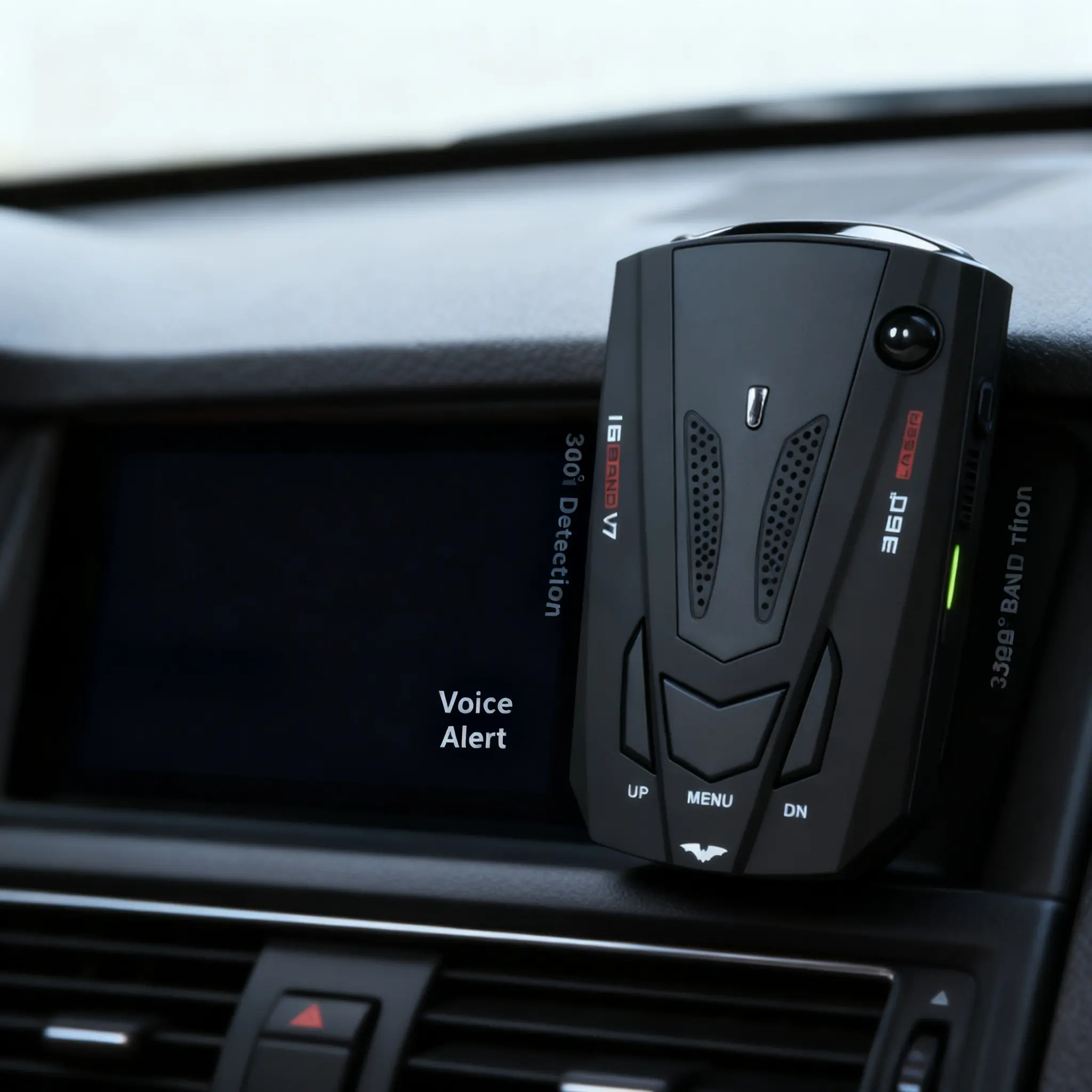 Advanced Laser Detection System for Cars - Real-Time Speed Alert Device with City/Highway Modes