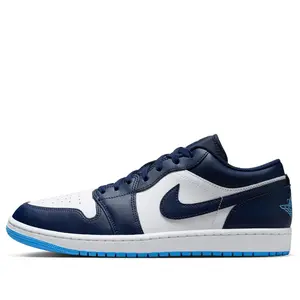 Jordan 1 Low Midnight Navy University Blue 553558-404 Men's Sneakers
