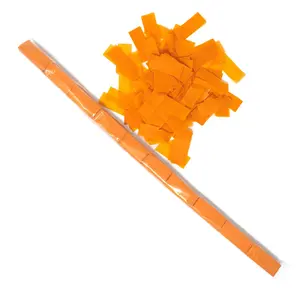Orange Tissue Confetti - Speed Load Cannon Sleeve (1/4lb)