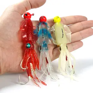 Octopus Fishing Lure, Luminous Fishing Bait, Artificial Fishing Bait, Outdoor Fishing Tool, Fishing Accessories for Men and Women