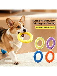 Interactive TPR Dog Toy Ring for Puppies Small and Medium Dogs | Fun Play Toy for Indoor and Outdoor Activities