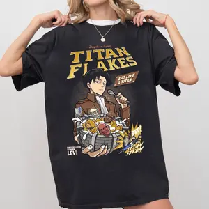 Funny Eat Like Titan - Levi Ackerman Shirt, Captain Levi Shirt, Anime Manga, Japanese Anime Shirt, Anime Lover Tee
