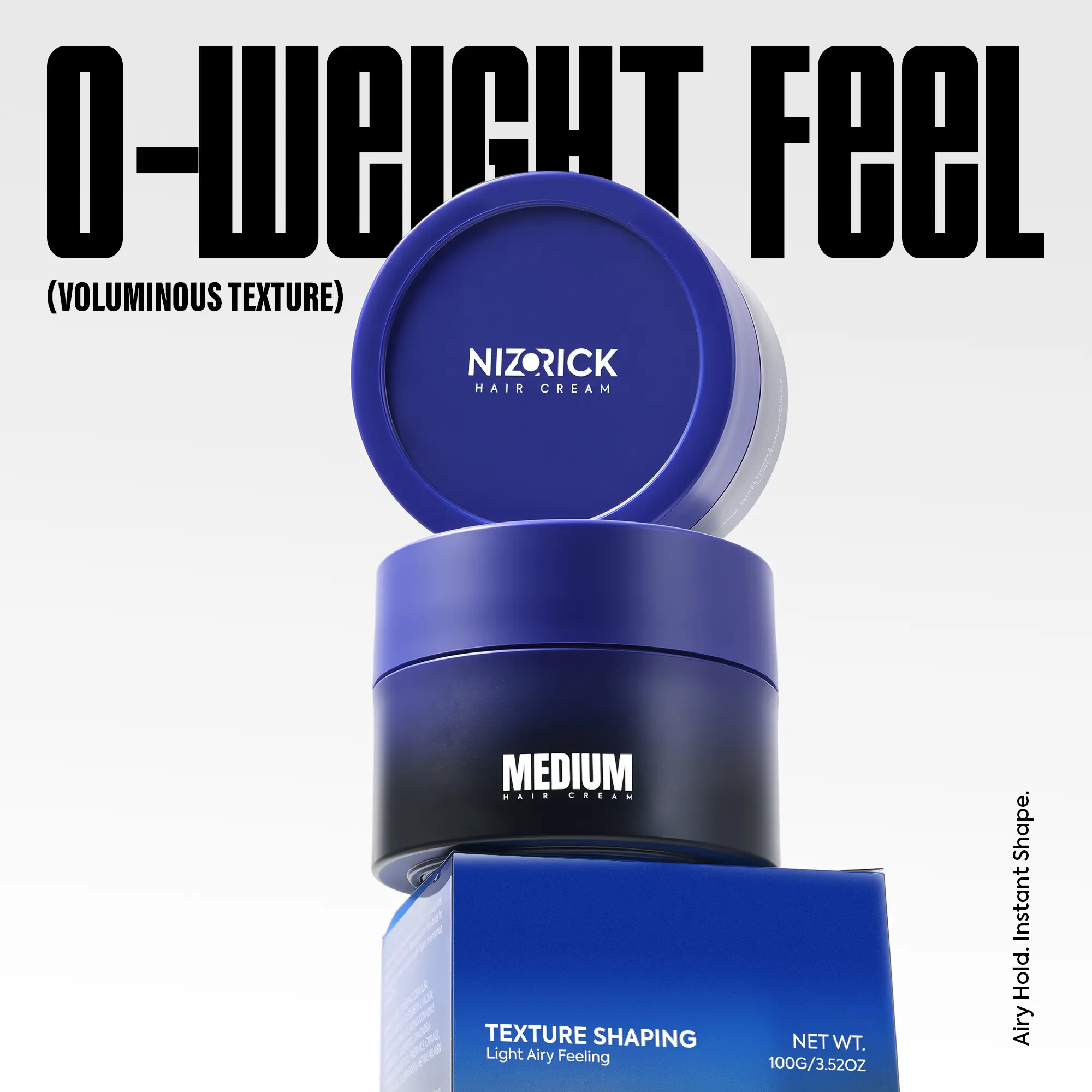 Hair Clay for Men, Strong Hold Matte Finish, Texture Paste with