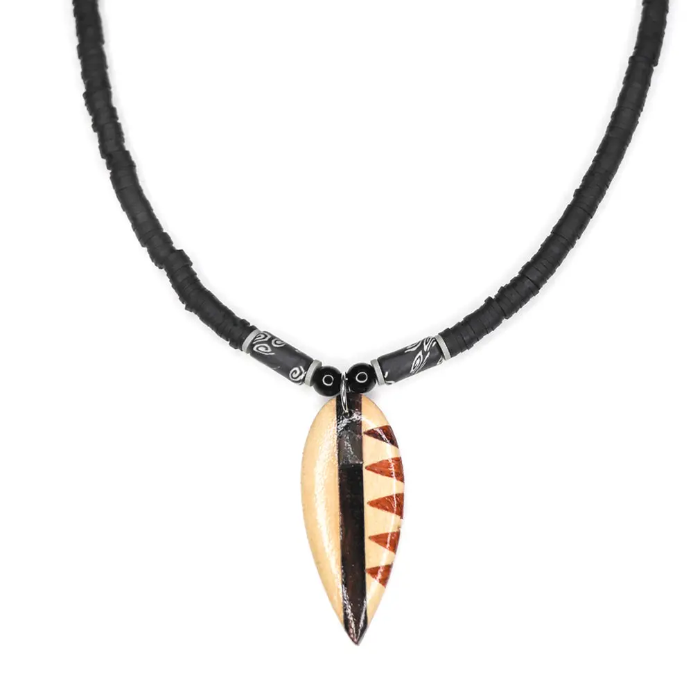 Wood Surfboard Necklace Wood Surfboard Necklace