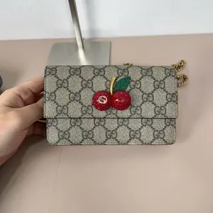 Pre-owned GUCCI cowhide Shoulder Bags GG Cherry Crossbody qiqi2cj6992