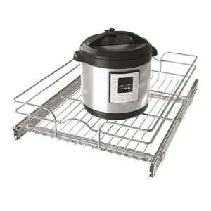 Rev-A-Shelf Kitchen Cabinet Pull Out Shelf Organizer, 18 x 22 In, 5WB1-1822CR-1