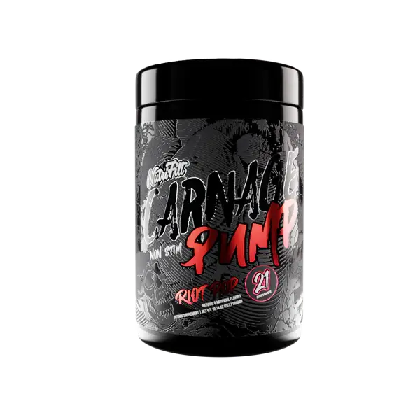 NutriFitt Carnage Pump (Non‑Stim) – Stimulant‑Free Pre‑Workout for Massive Pumps, Vascularity & Focus