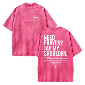 Need Prayer Tap My Shoulder Shirt, Bible Verse Tee, Church T-shirts, Trendy Christian Gift